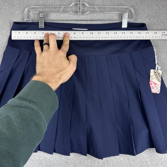 Tommy Bahama Skort Womens Large Blue Active Pleated Inner Shorts Golf Tennis NWT - Picture 4 of 9